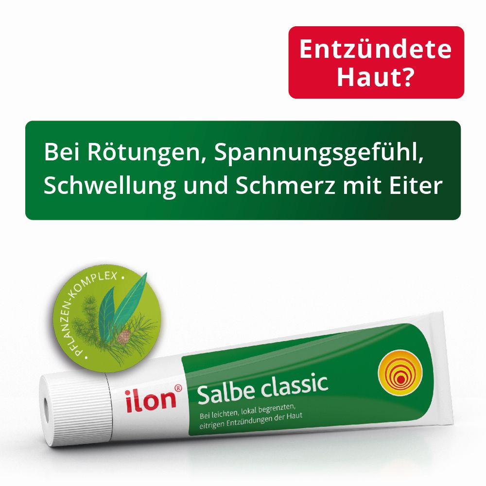 ilon® Salbe classic bei Entzündungen der Haut