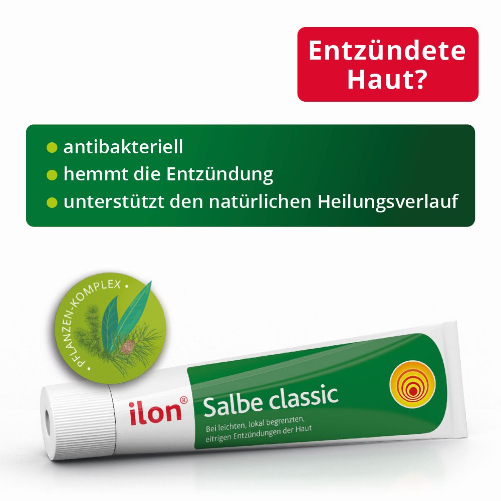 ilon® Salbe classic bei Entzündungen der Haut