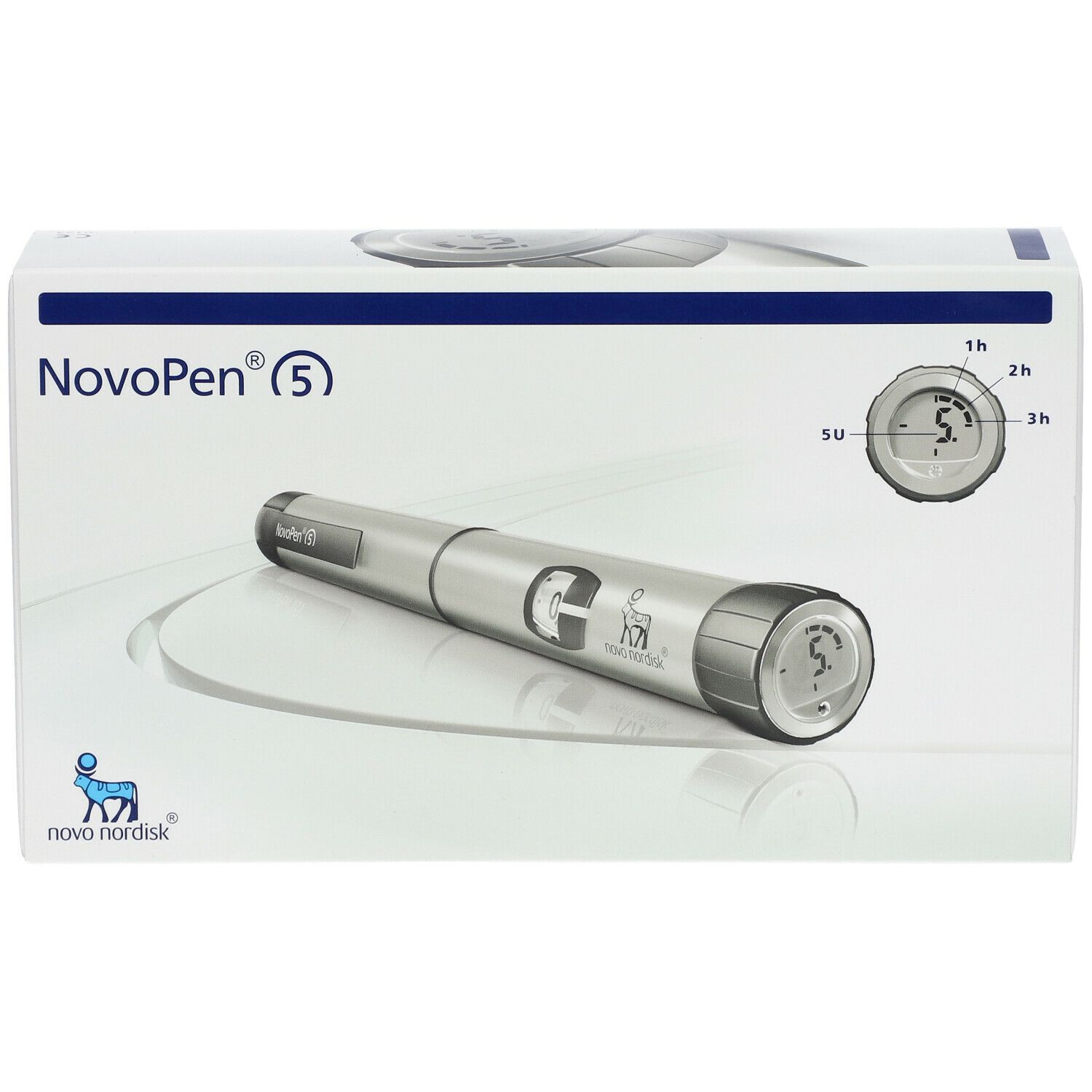 NovoPen® 5 Injektionsgerät Silber