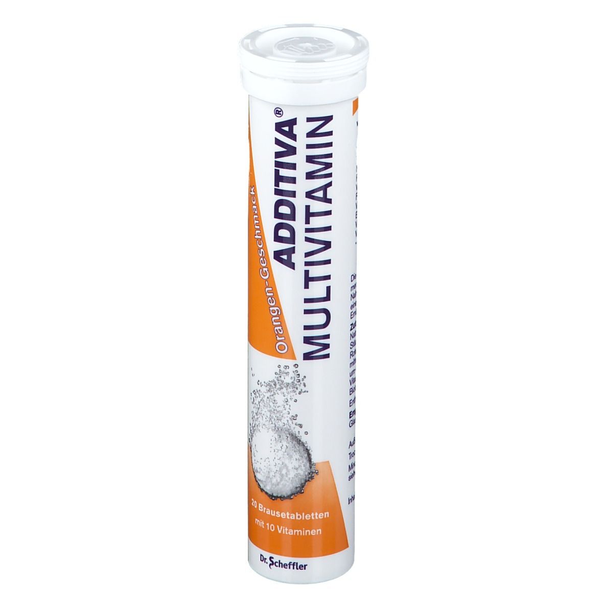 ADDITIVA® Multivitamin Brausetabletten Orangen-Geschmack