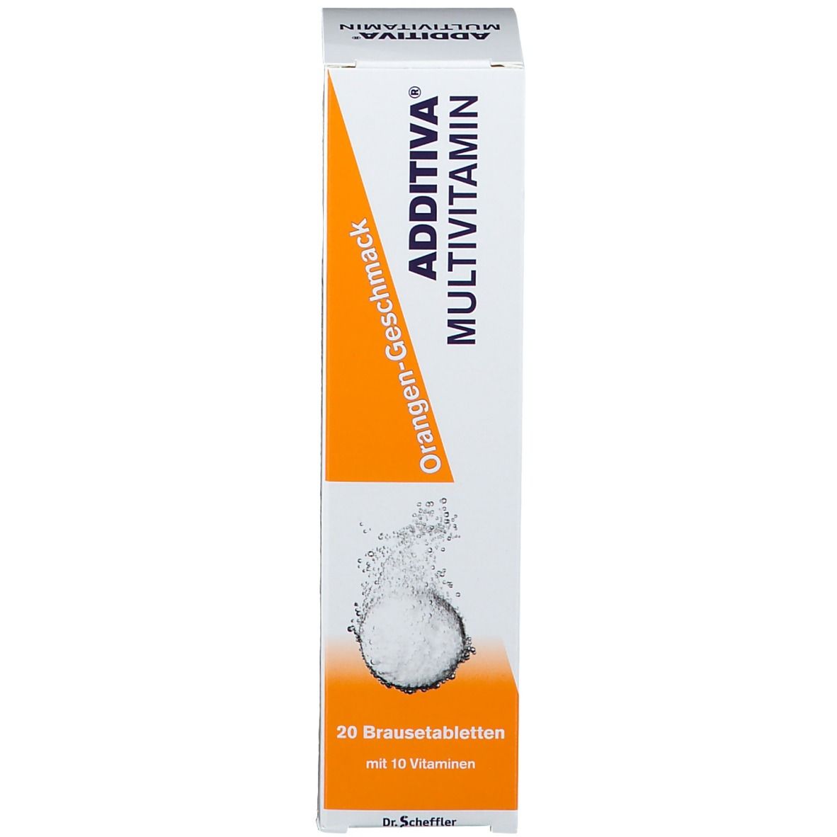 ADDITIVA® Multivitamin Brausetabletten Orangen-Geschmack