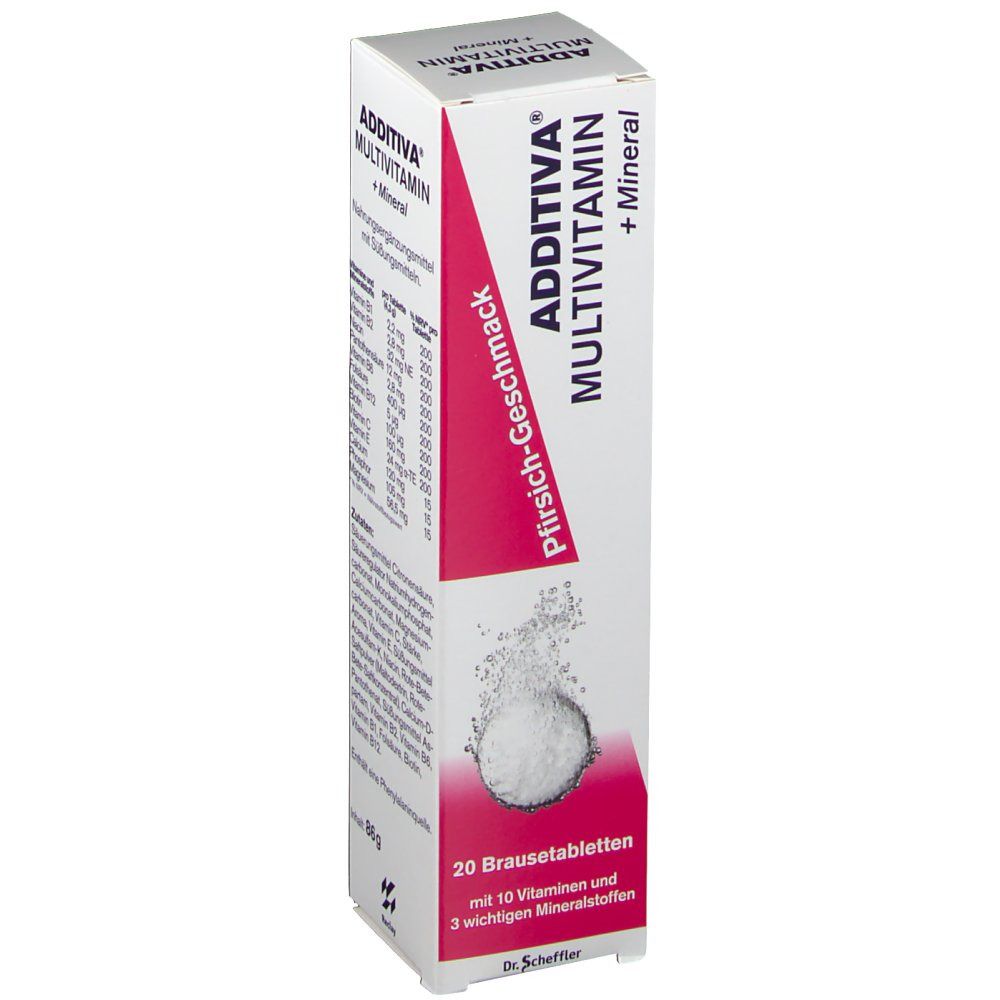 ADDITIVA® Multivitamin + Mineral Pfirsich-Geschmack