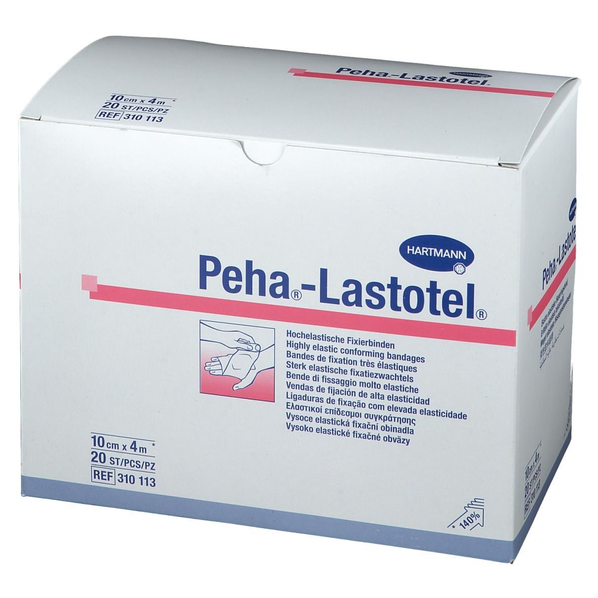Peha®-Lastotel® Fixierbinde 10 cm x 4 m