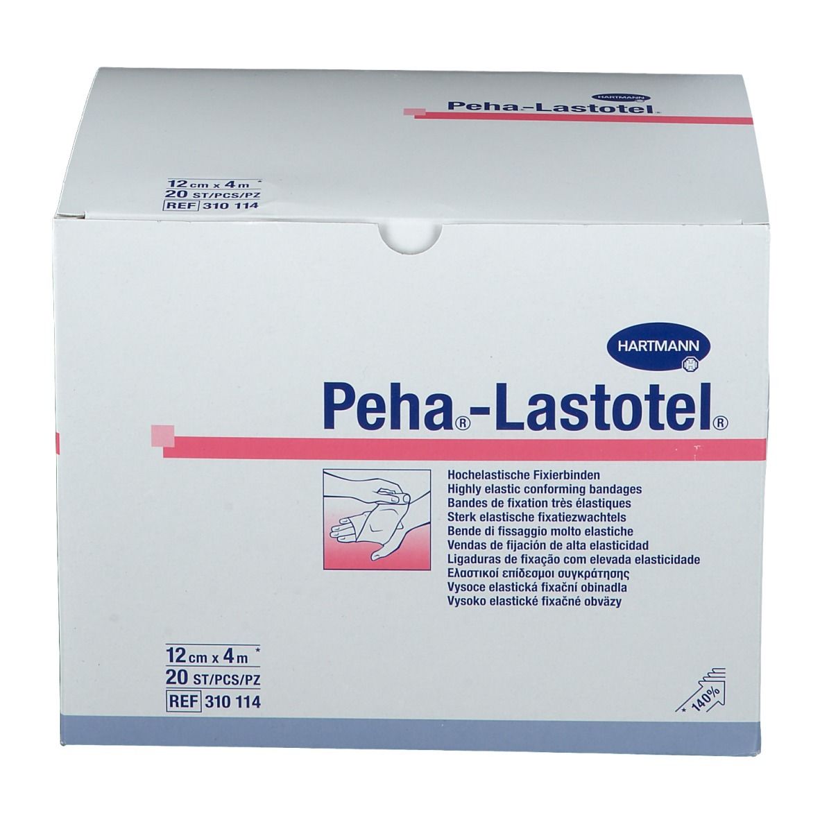 Peha®-Lastotel® Fixierbinde 12cm x 4m