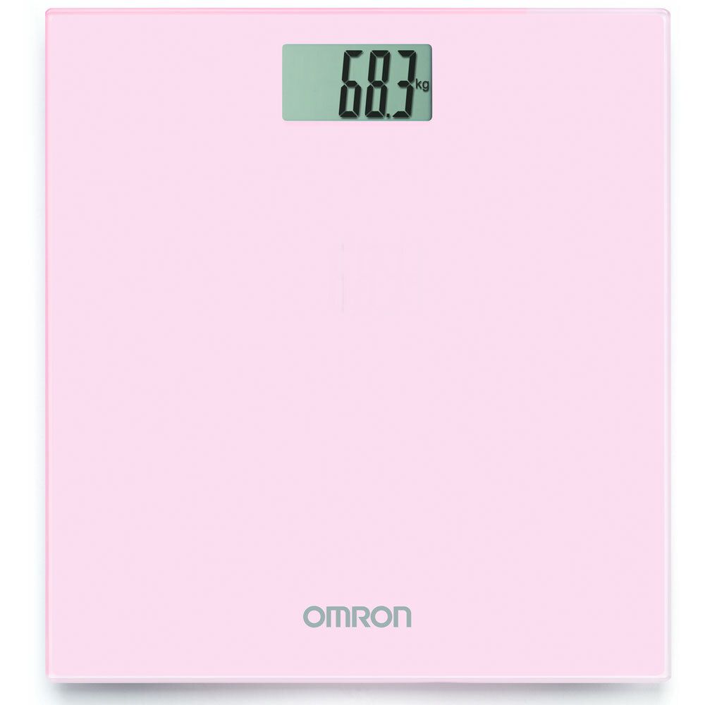 OMRON HN 289 digitale Personenwaage pink