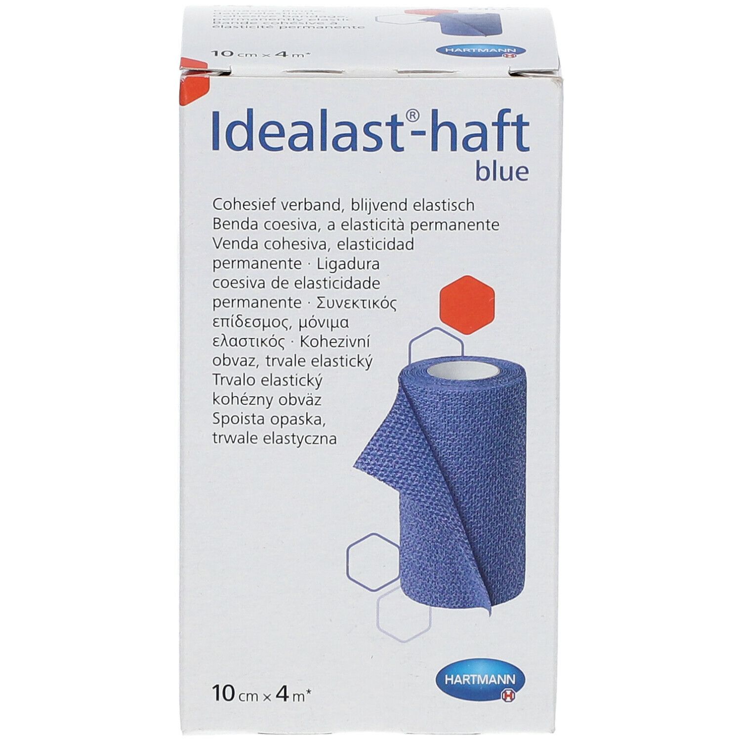 Idealast®-haft Color Binde 10cm x 4 m blau