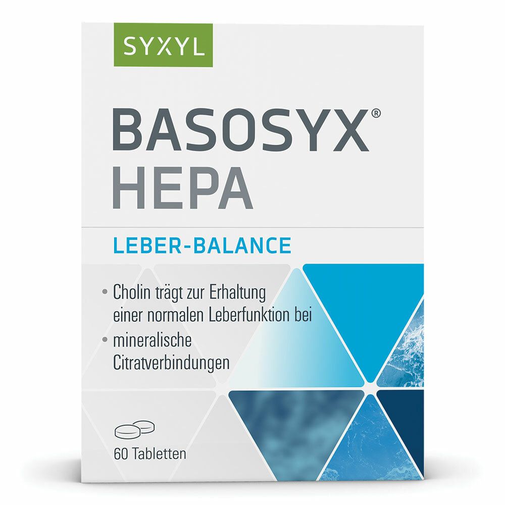 SYXYL BASOSYX® HEPA mit Cholin, unterstützt die Leberfunktion zu erhalten
