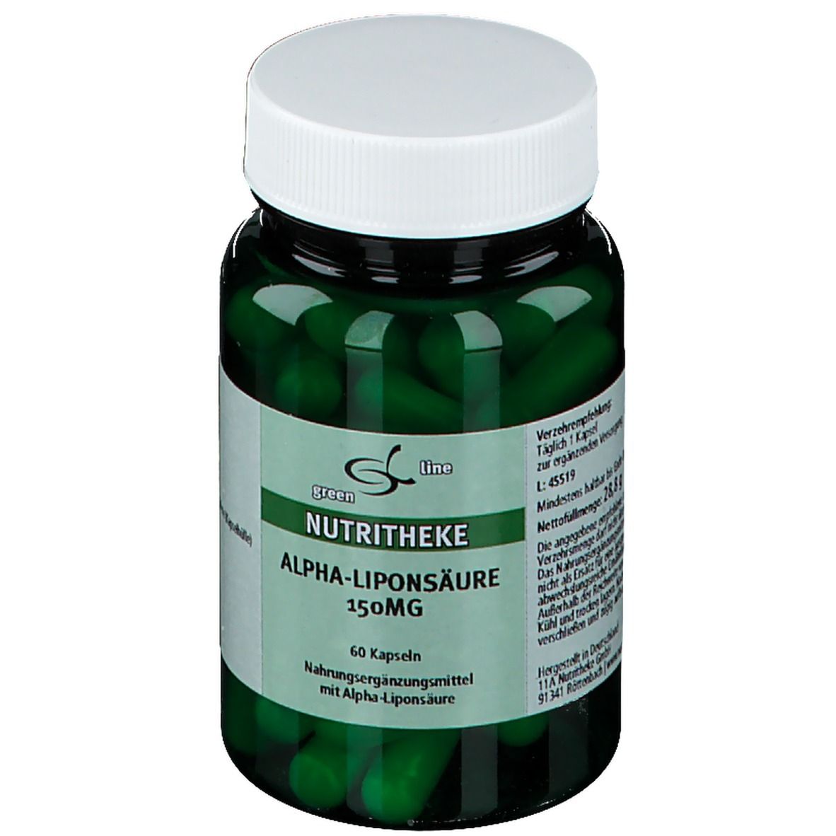 green line Alpha Liponsäure 150 mg