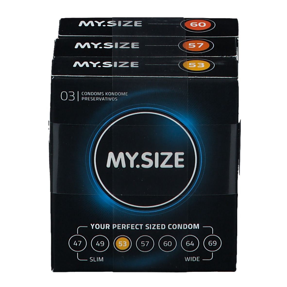 Mysize 53 57 60 Kondome Testpack 3x3 St Shop Apotheke 5965