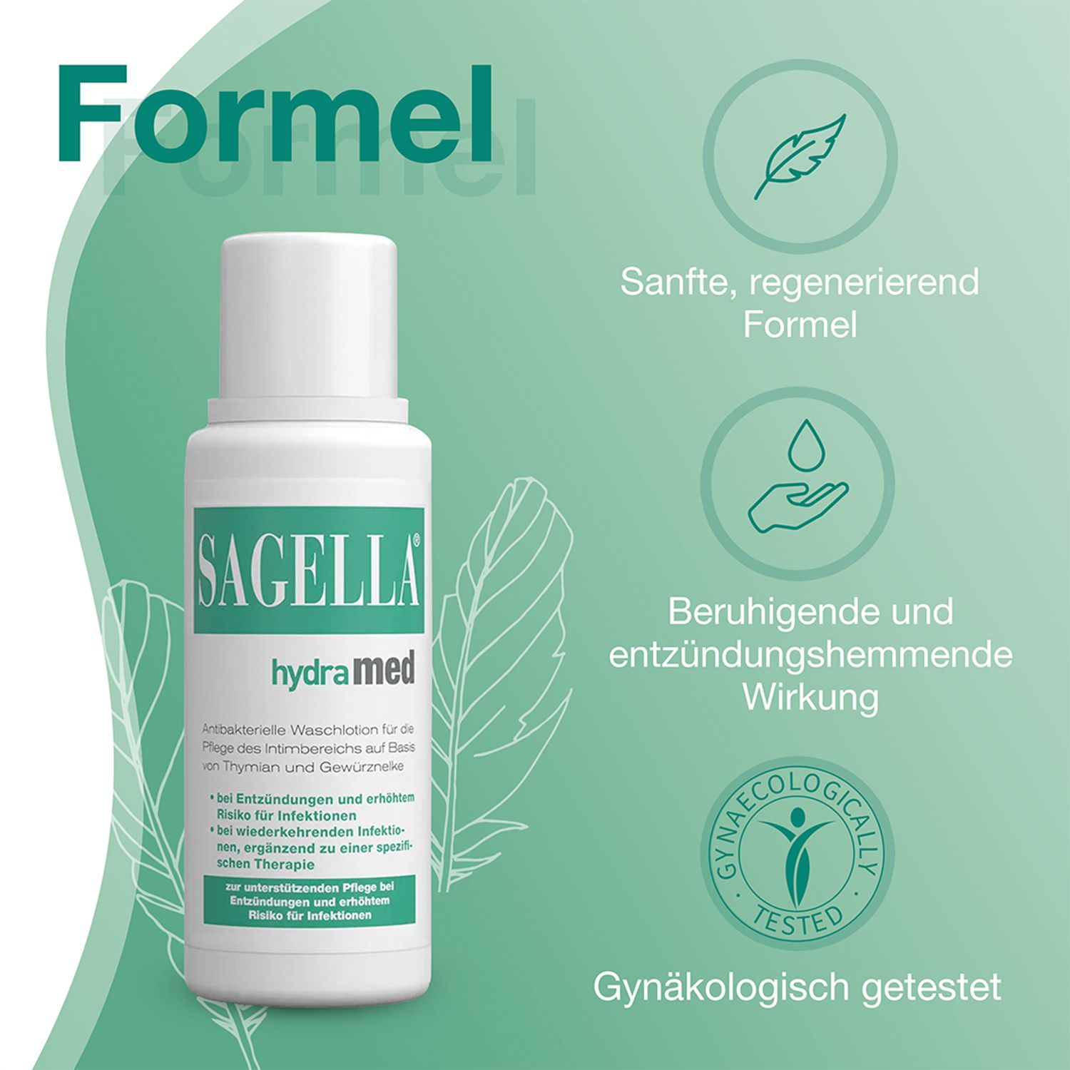 SAGELLA hydramed: Antibakterielle Waschlotion für den Intimbereich