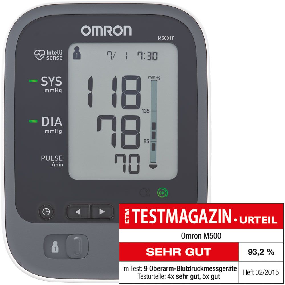 OMRON M500 IT Oberarm Blutdruckmessgerät