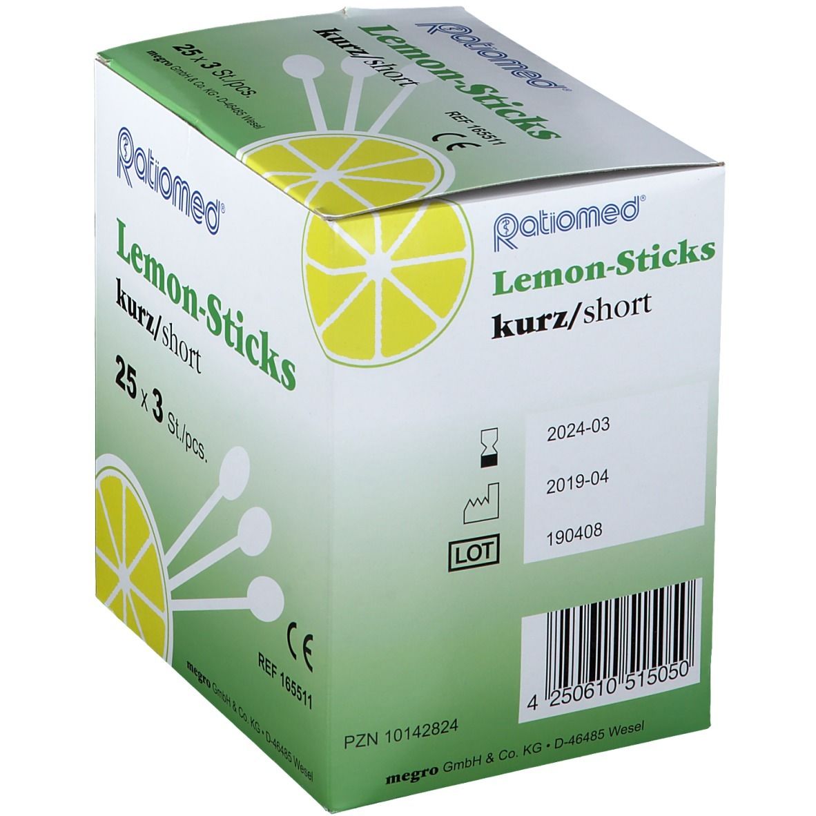 Lemon-Sticks kurz