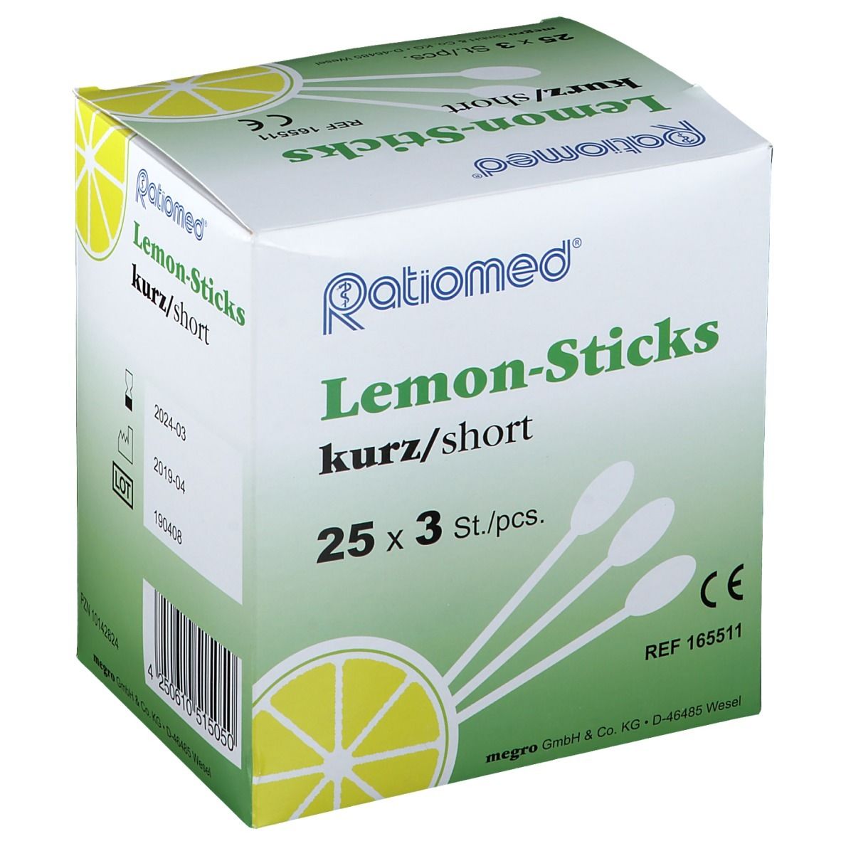 Lemon-Sticks kurz