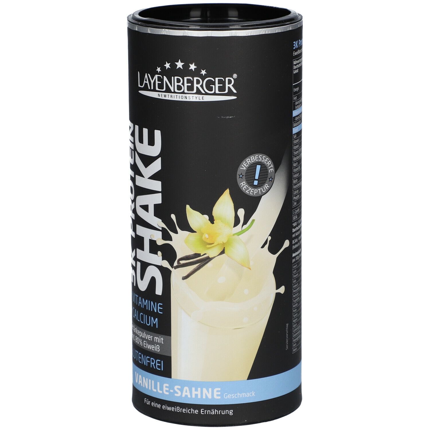 LAYENBERGER® 3K Protein Shake Vanille-Sahne