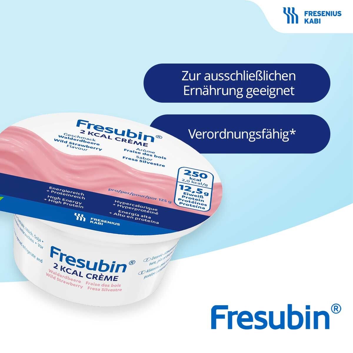 Fresubin 2 kcal Creme Vanille | eiweißreicher Pudding bei Schluckstörungen & Dysphagie