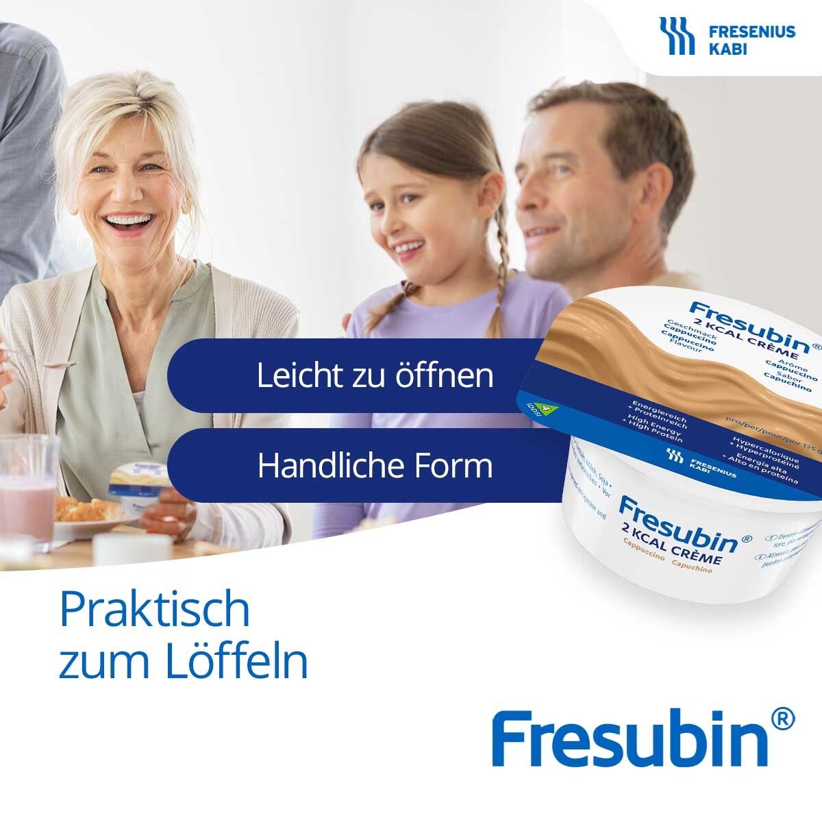 Fresubin 2 kcal Creme Vanille | eiweißreicher Pudding bei Schluckstörungen & Dysphagie