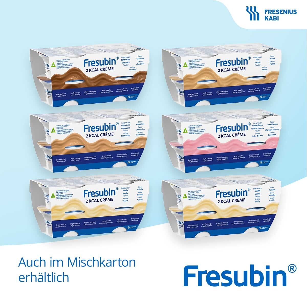 Fresubin 2 kcal Creme Vanille | eiweißreicher Pudding bei Schluckstörungen & Dysphagie