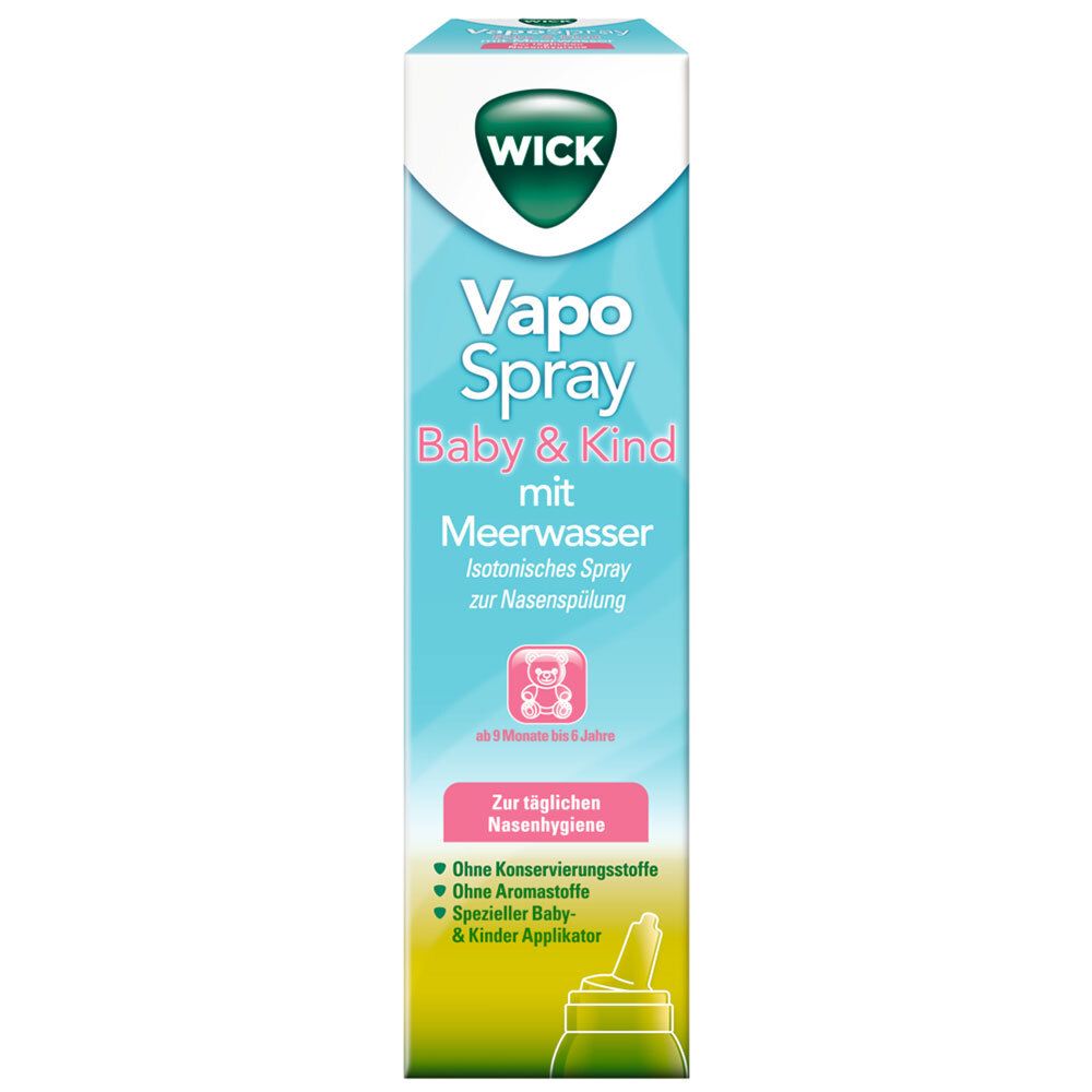 WICK VapoSpray Baby & Kind mit Meerwasser