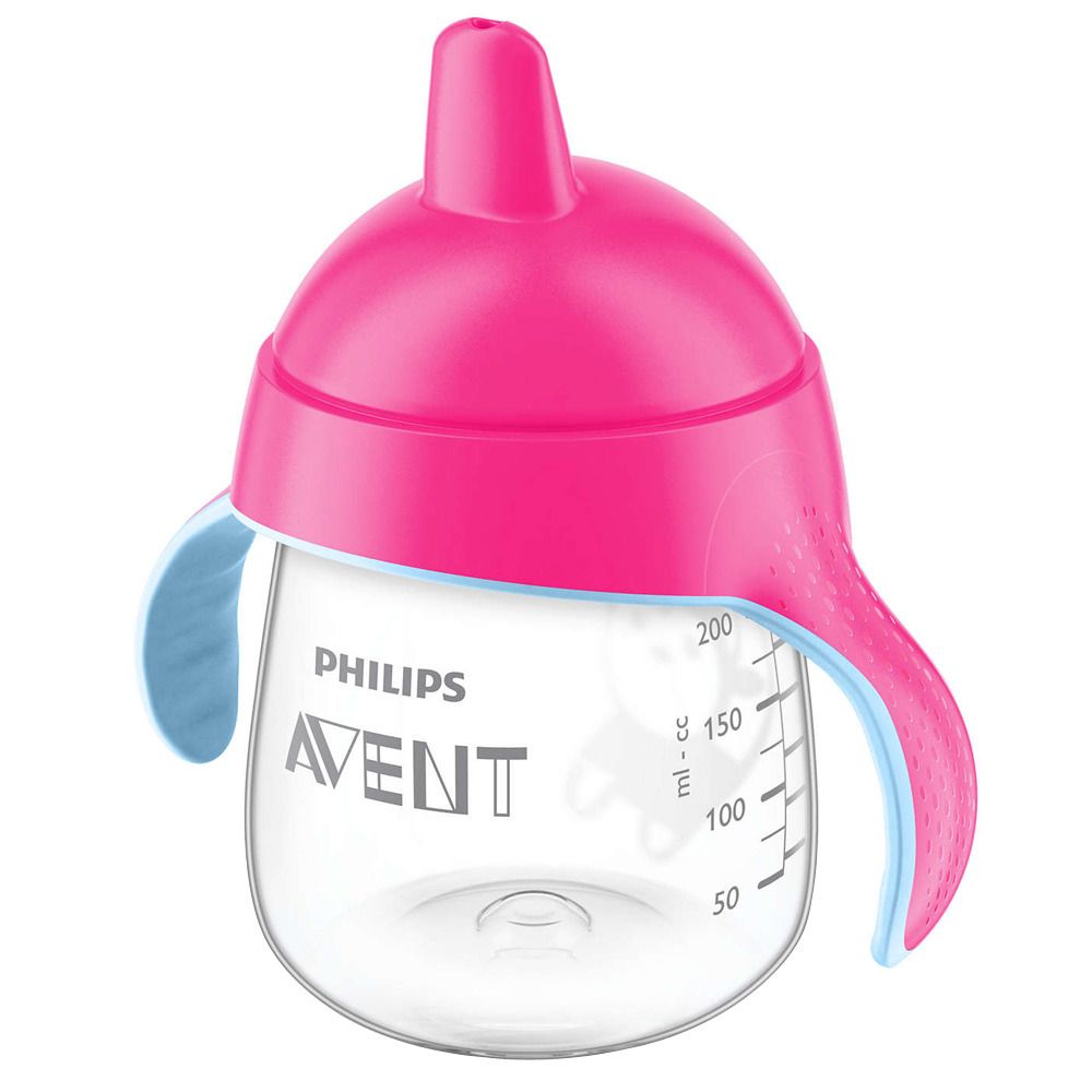 Philips® AVENT Becher mit Trinkschnabel pink 260 ml