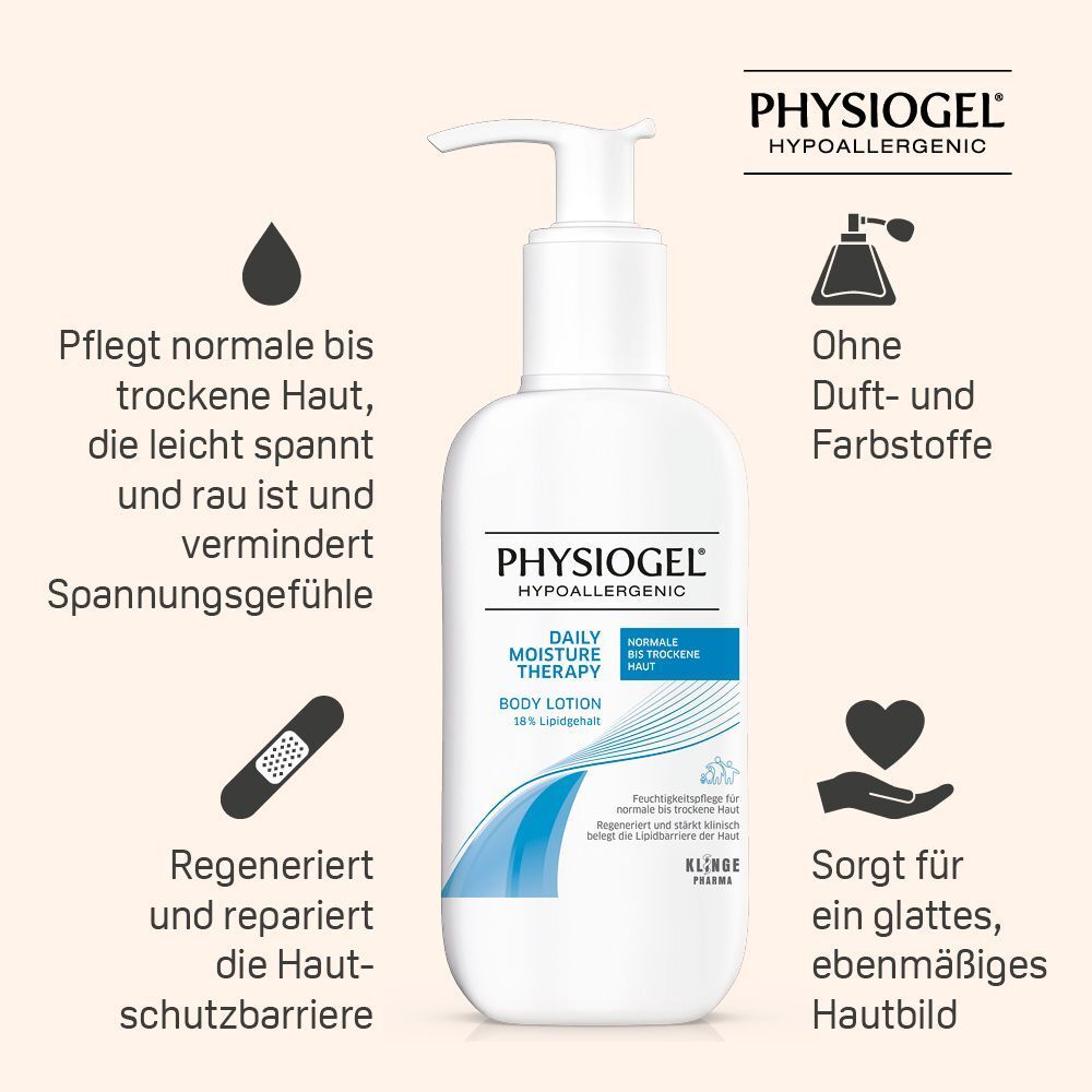 PHYSIOGEL® Daily Moisture Therapy Body Lotion 400ml - normale bis trockene Haut