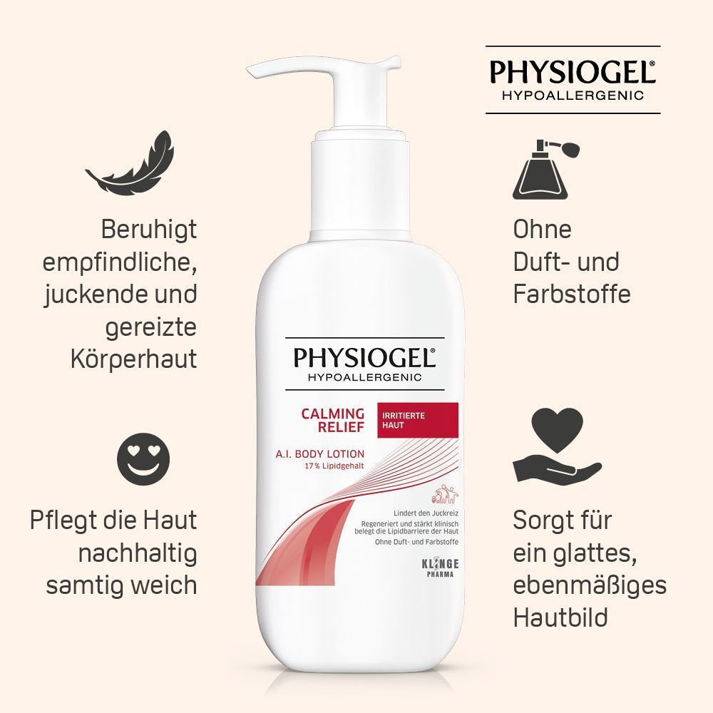 PHYSIOGEL® Calming Relief A.I. Body Lotion 400ml - irritierte Haut