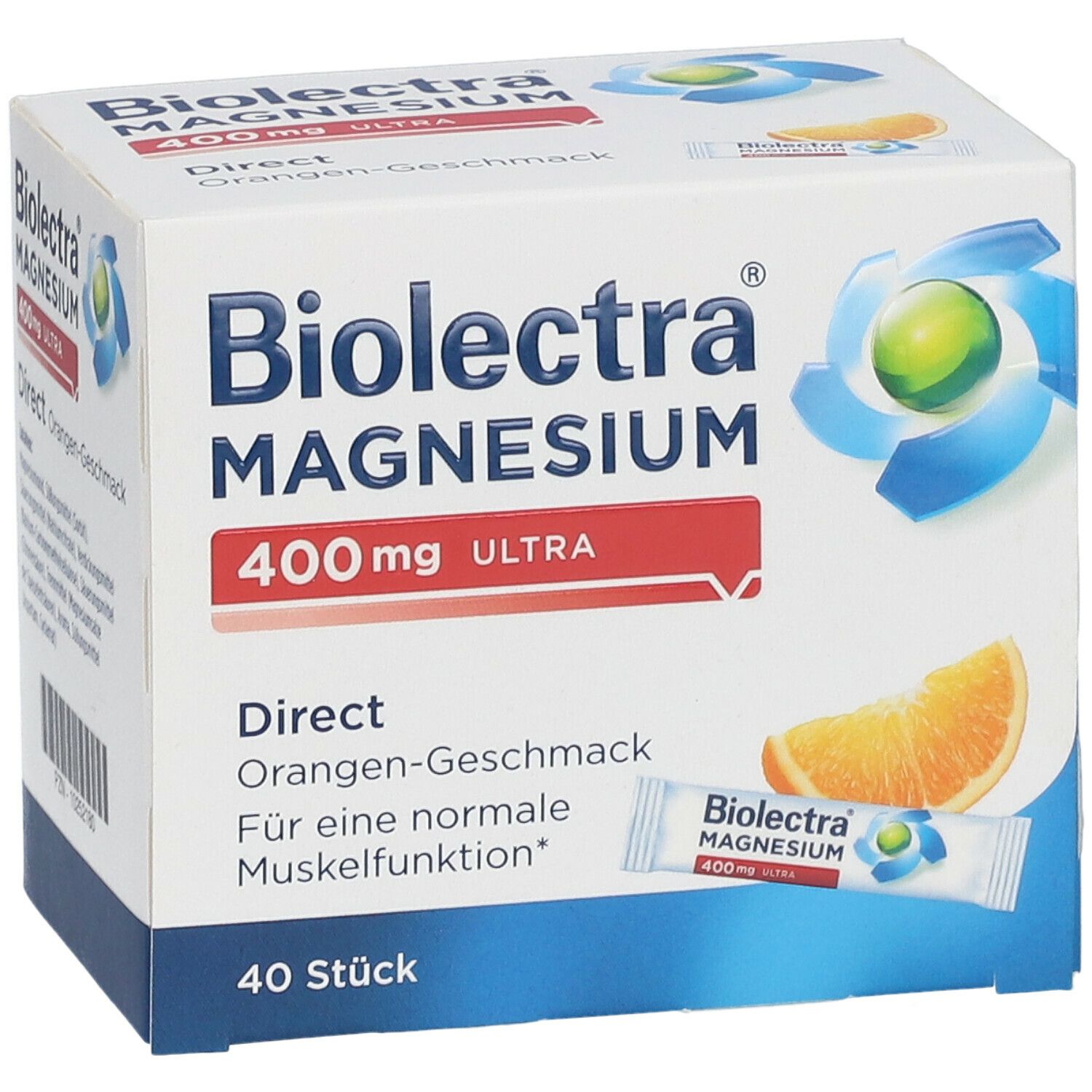 Biolectra® Magnesium ultra Direct 400 mg Orange