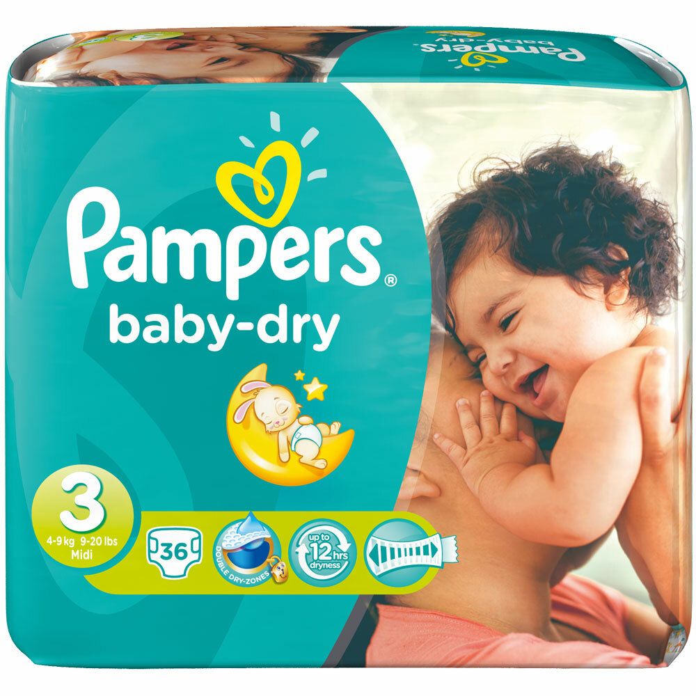 Pampers® baby-dry Gr. 3 midi 4-9 kg Sparpack