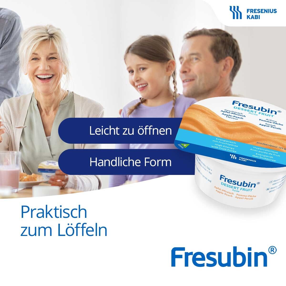 Fresubin Dessert Fruit Mischkarton | Aufbaukost bei Mangelernährung & Appetitlosigkeit