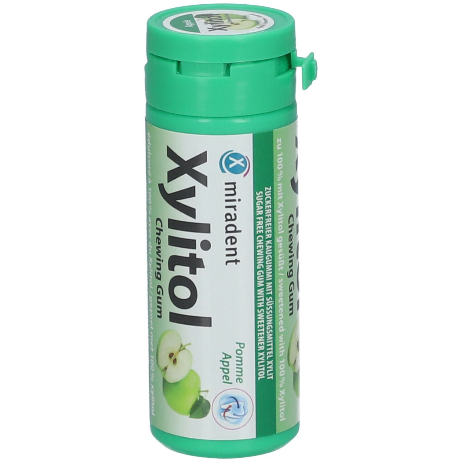 miradent Xylitol Chewing Gum Apfel für Kinder