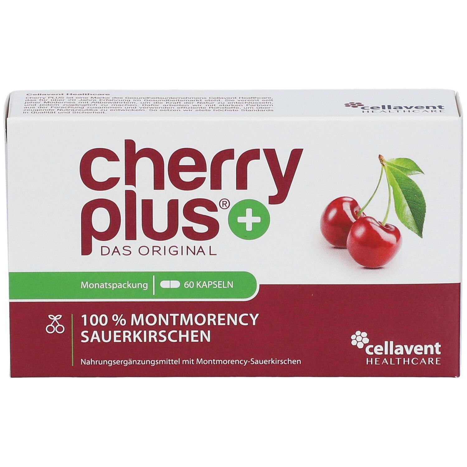 CHERRY PLUS® - Montmorency-Sauerkirsch-Kapseln