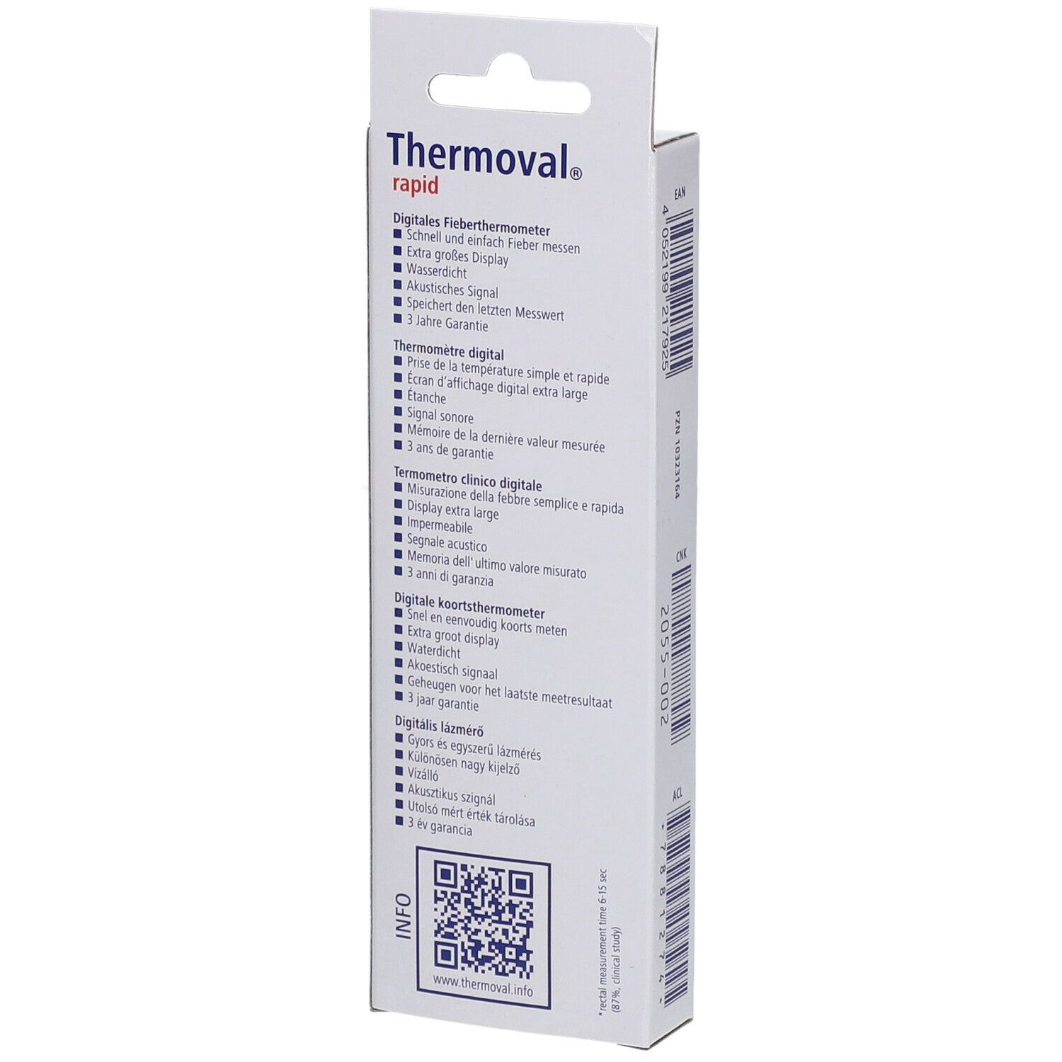 Thermoval® rapid digitales Fieberthermometer