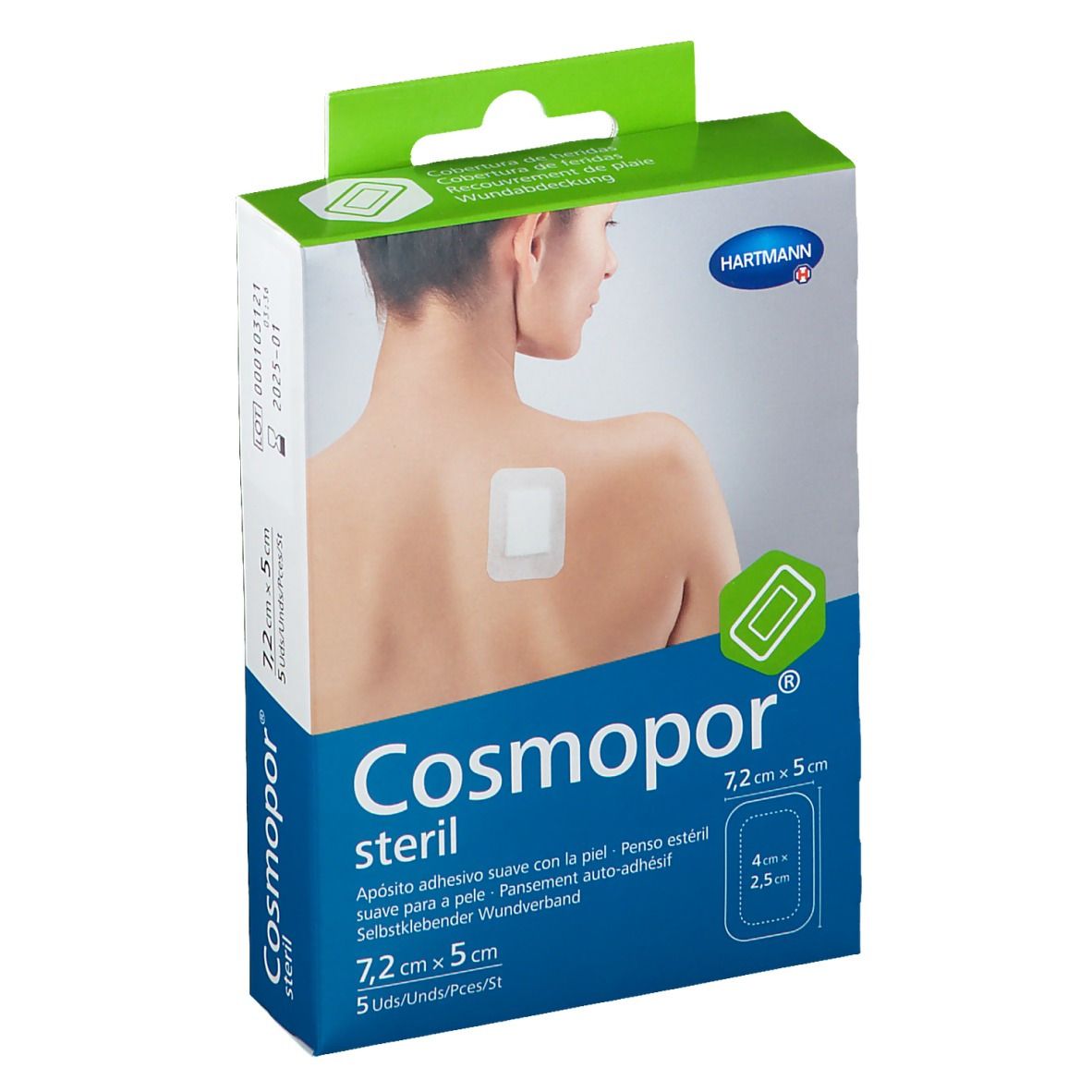 Cosmopor® steril 7,2x5 cm