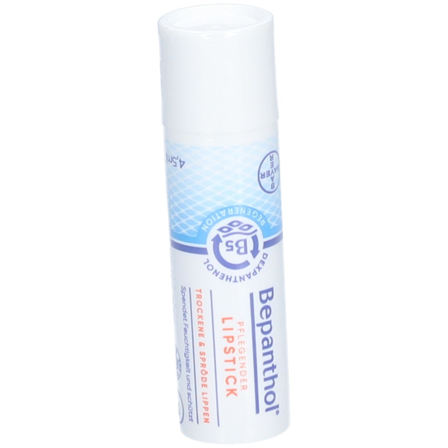Bepanthol® Lippenbalsam Stift mit Dexpanthenol und Vitamin E für trockene Lippen.