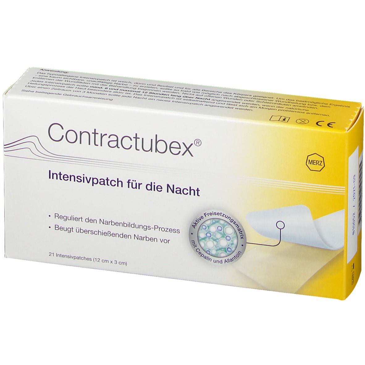 Contractubex® Intensivpatch für die Nacht 12 x 3 cm