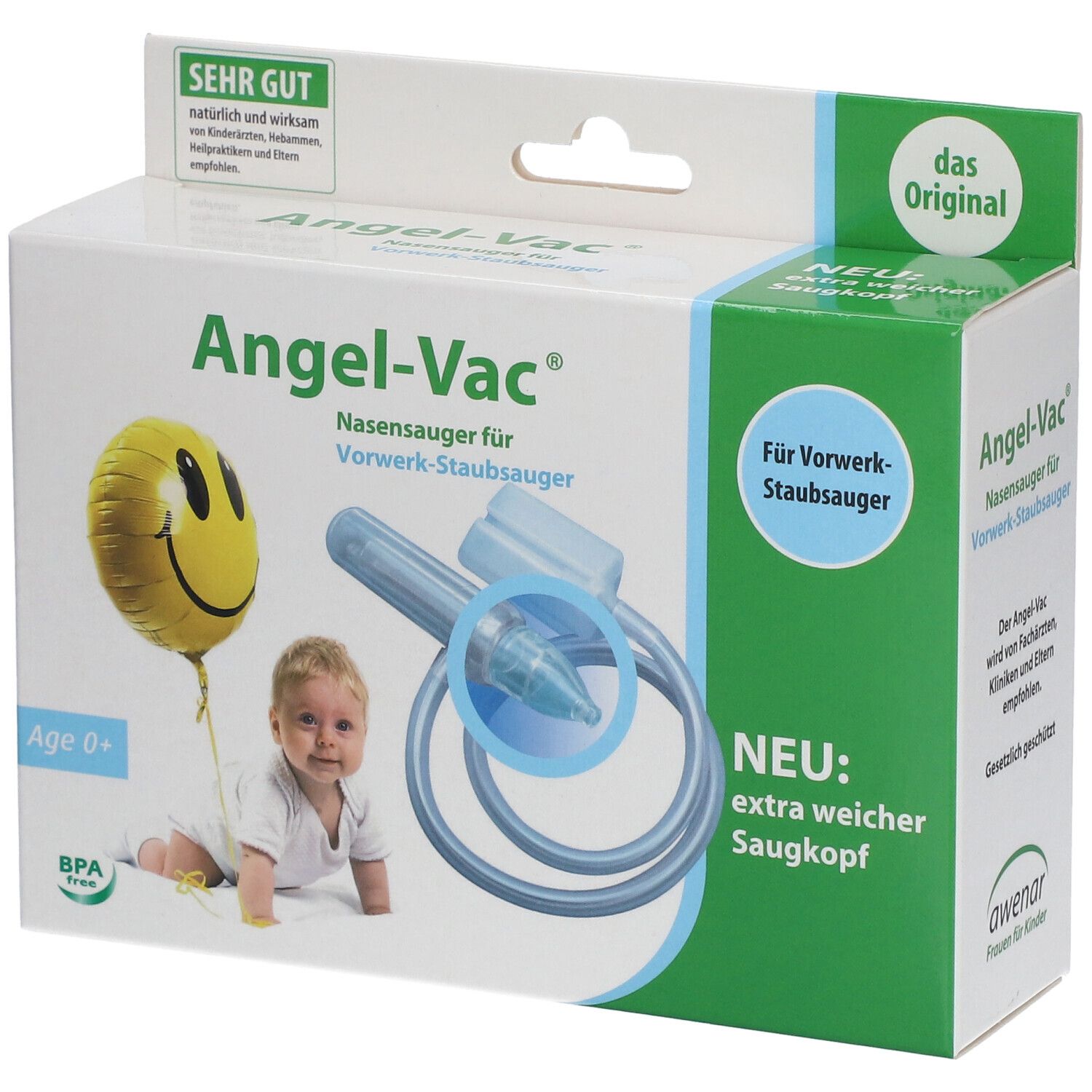 ANGEL VAC Nasensauger Für Vorwerk - Praktischer Staubsauger Für Babys Nase