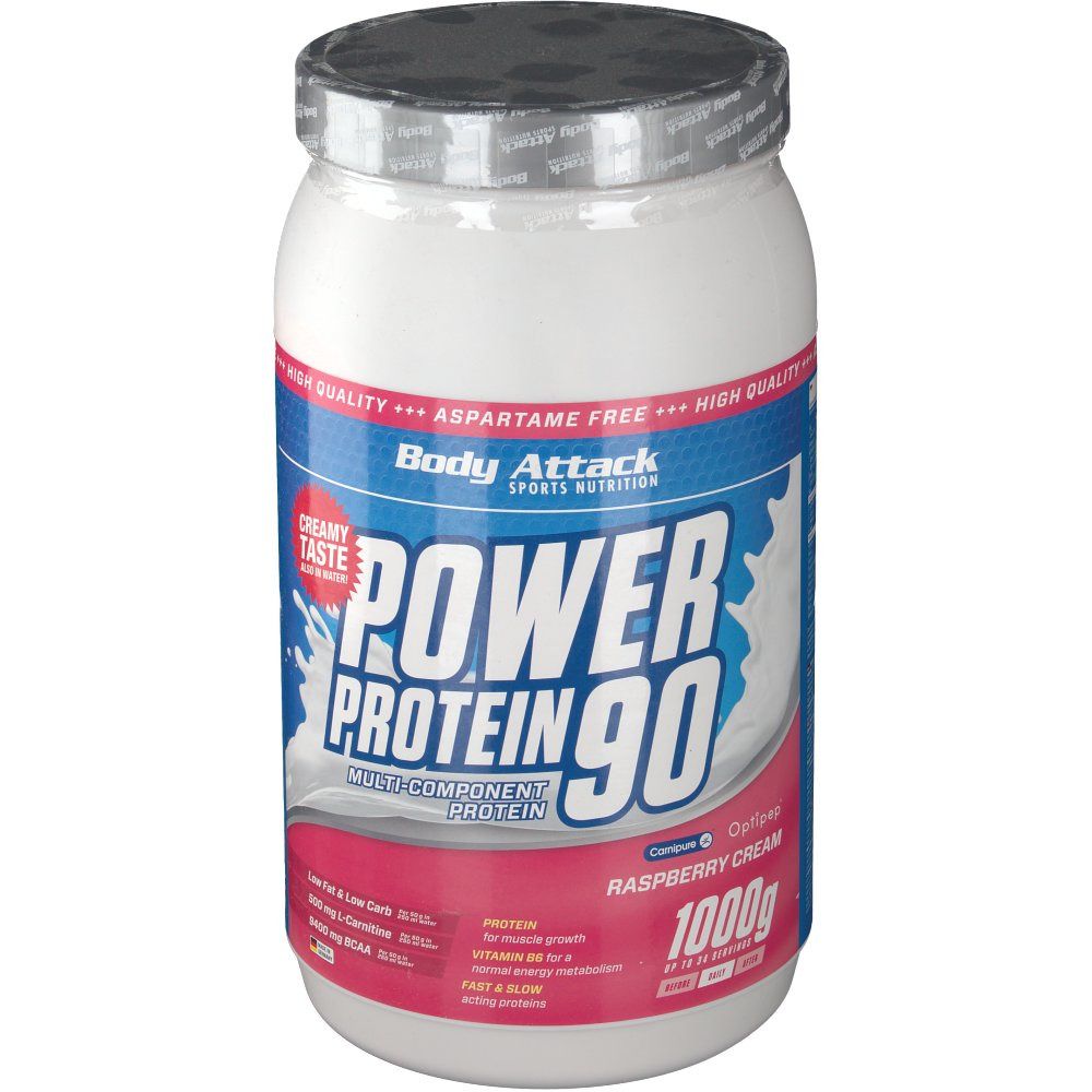 Body Attack Power Protein 90 Raspberry Cream