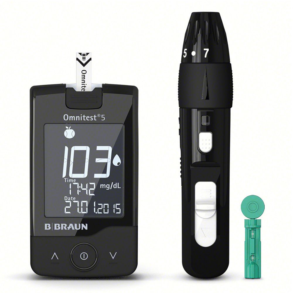 Omnitest® 5 Set mg/dl schwarz