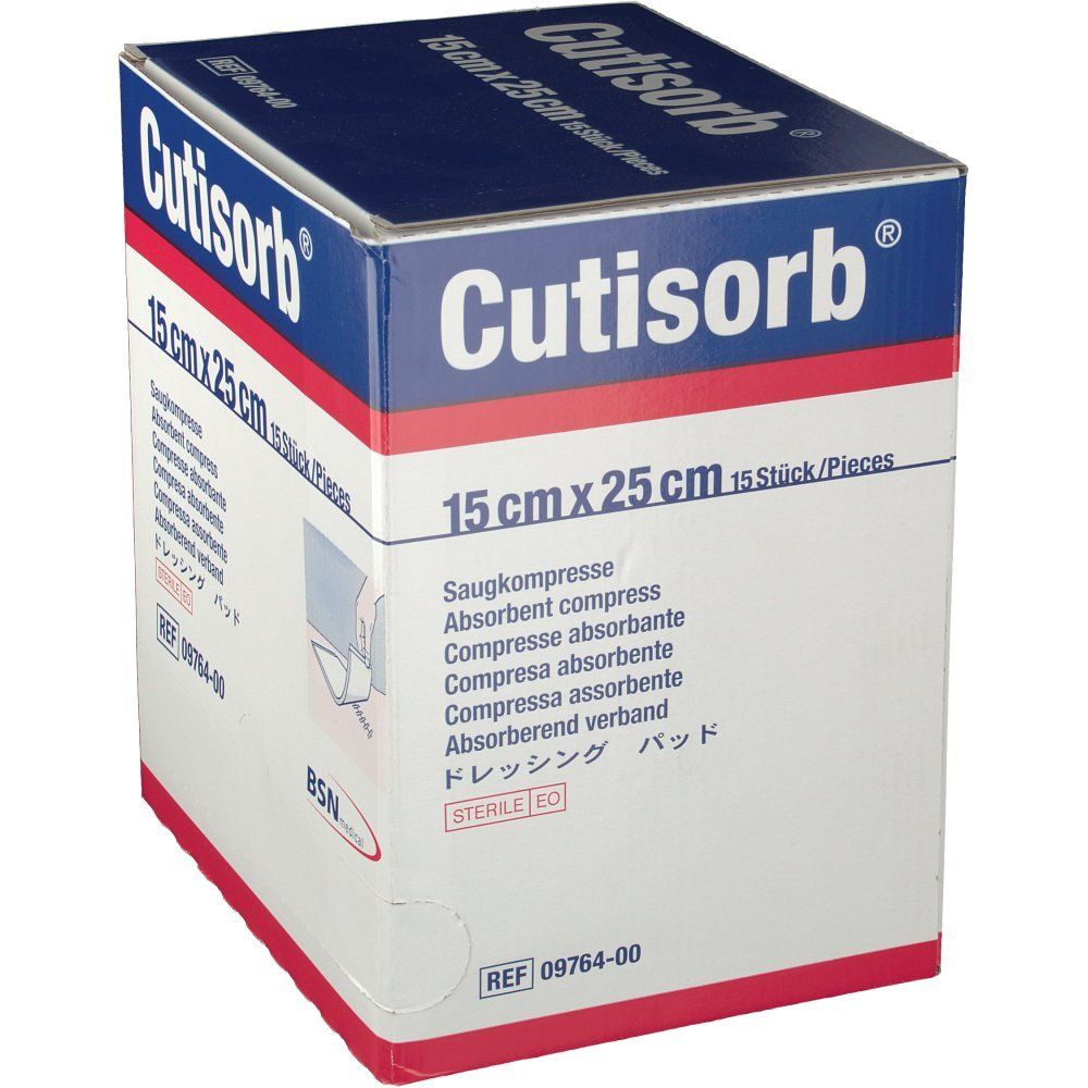 Cutisorb® Saugkompresse steril 15 cm x 25 cm