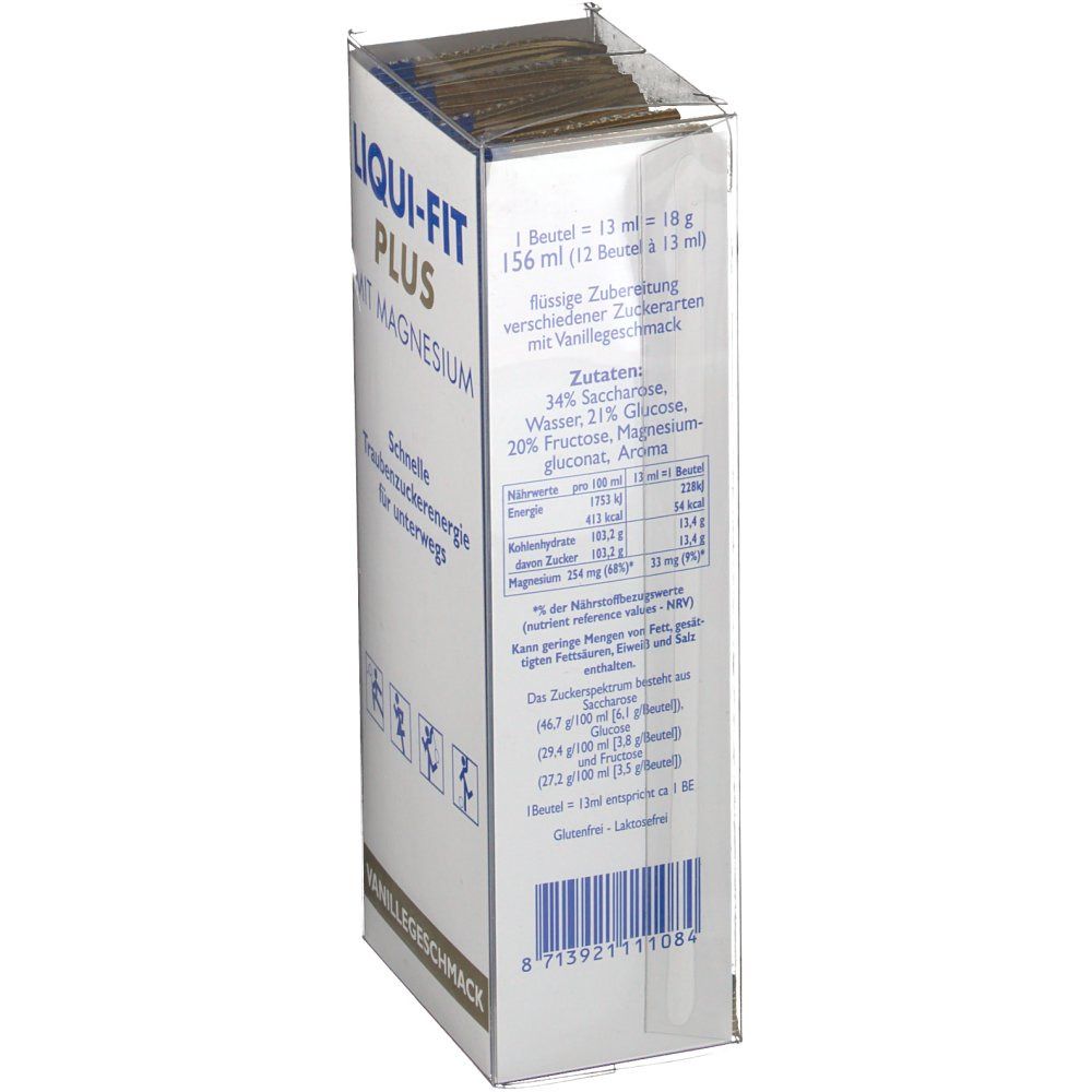 LIQUI-FIT® Vanille flüssige Zuckerlösung