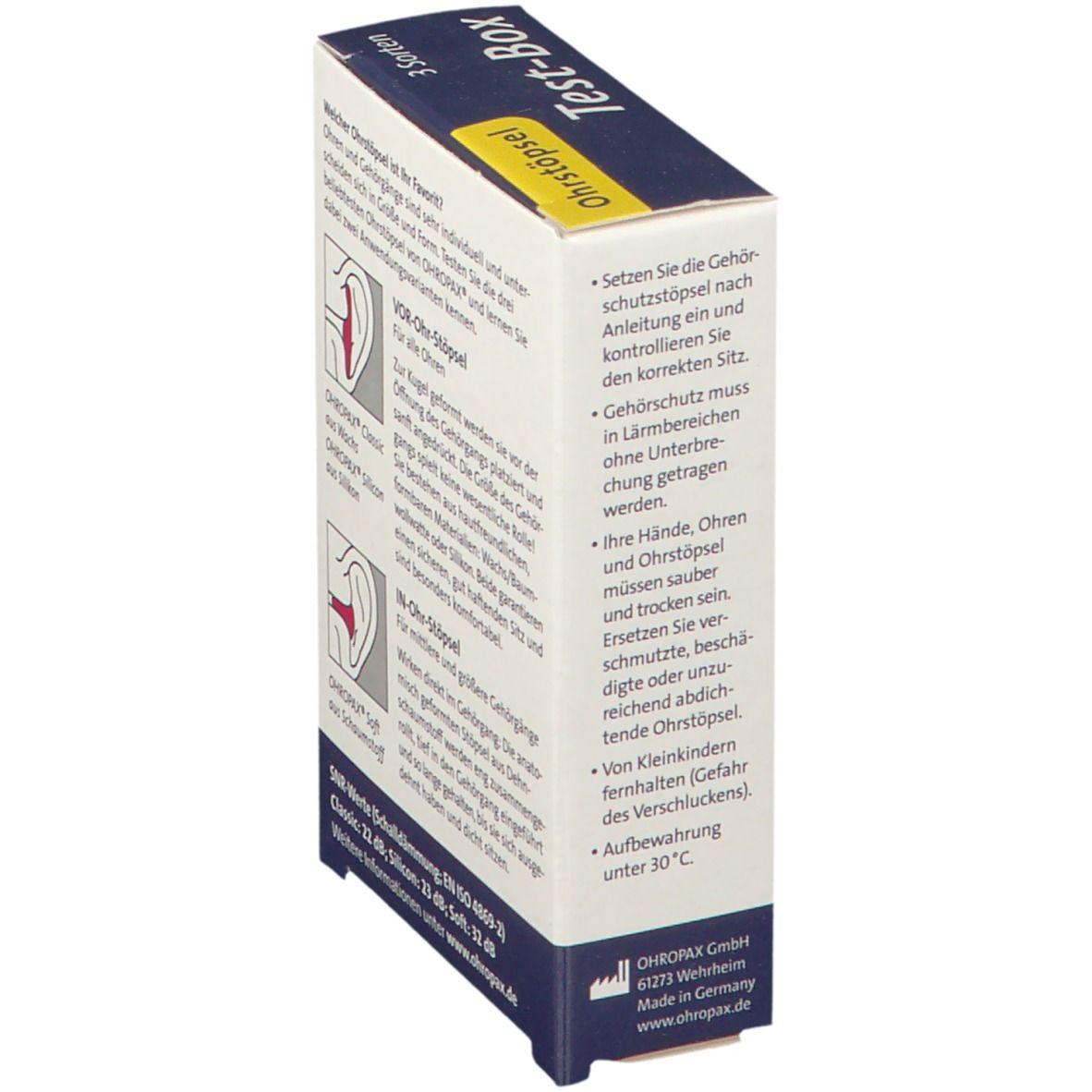 OHROPAX® Testbox