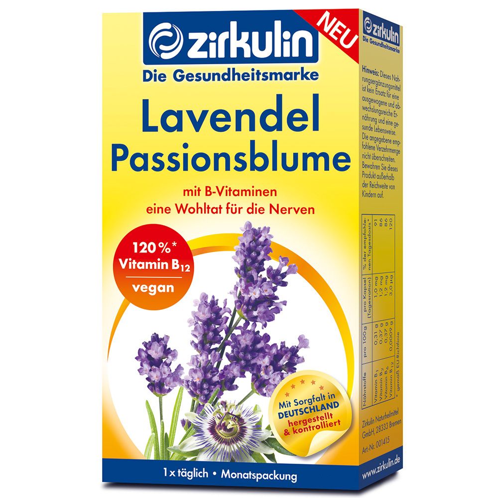 Zirkulin Lavendel Passionsblume