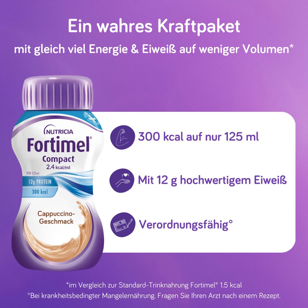 Fortimel® Compact 2.4 Trinknahrung Cappuccino