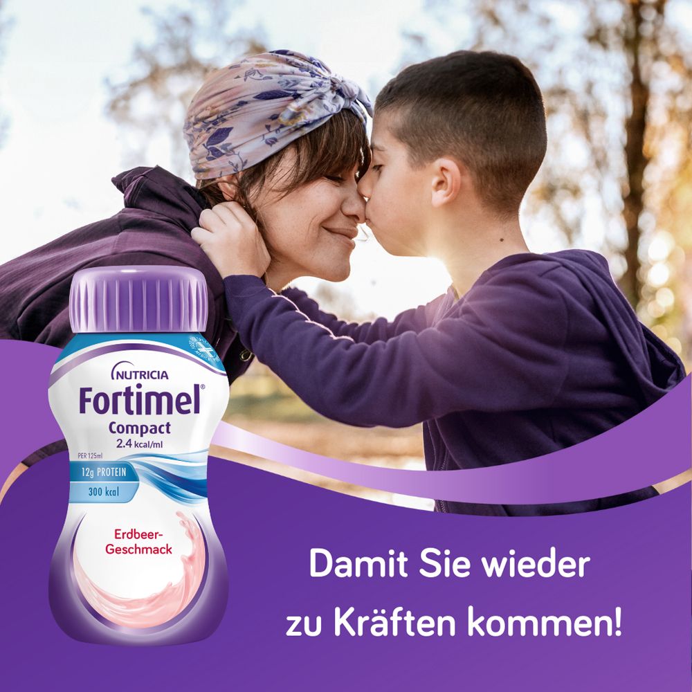 Fortimel® Compact 2.4 Trinknahrung Erdbeere