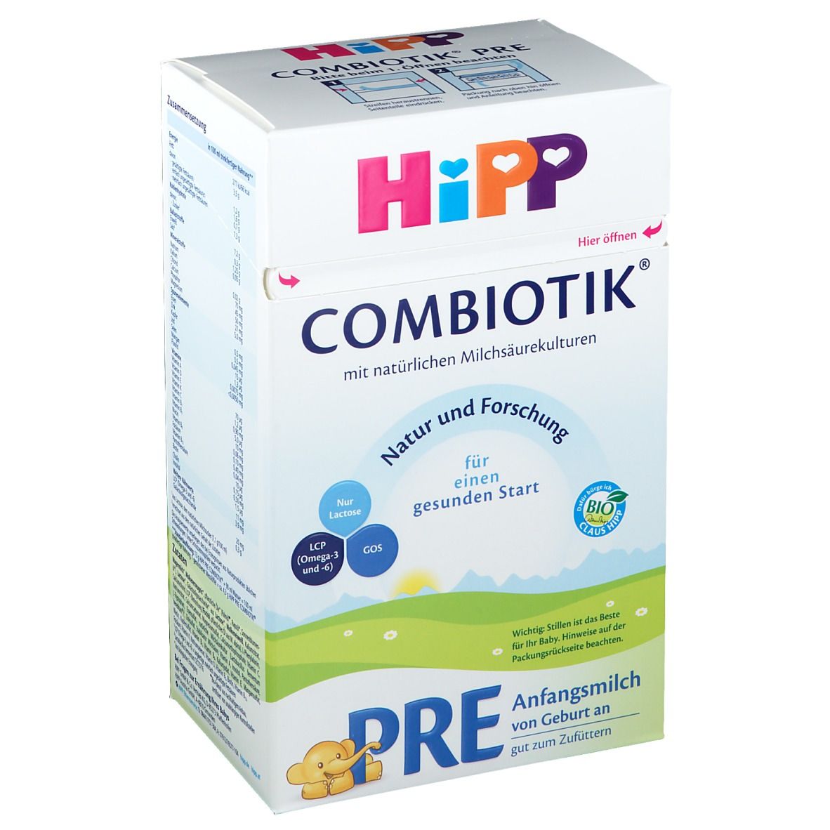 Hipp Bio Combiotik Pre Anfangsmilch von Geburt an