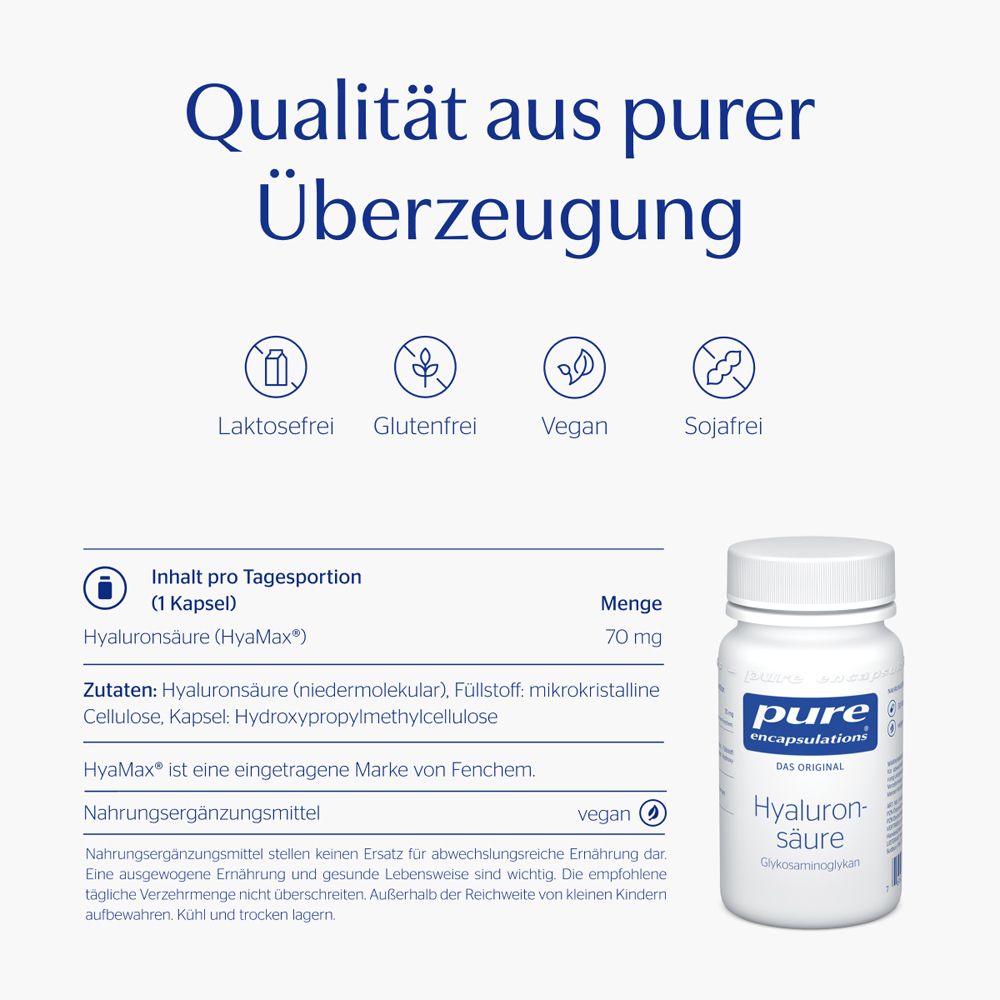 Pure encapsulations® Hyaluronsäure Kapseln