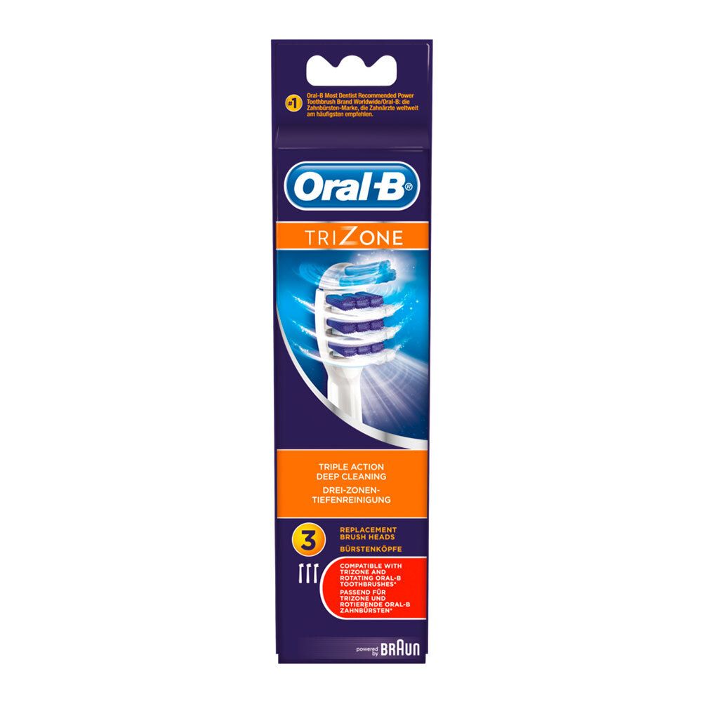 Oral-B® TriZone Aufsteckbürste 3er