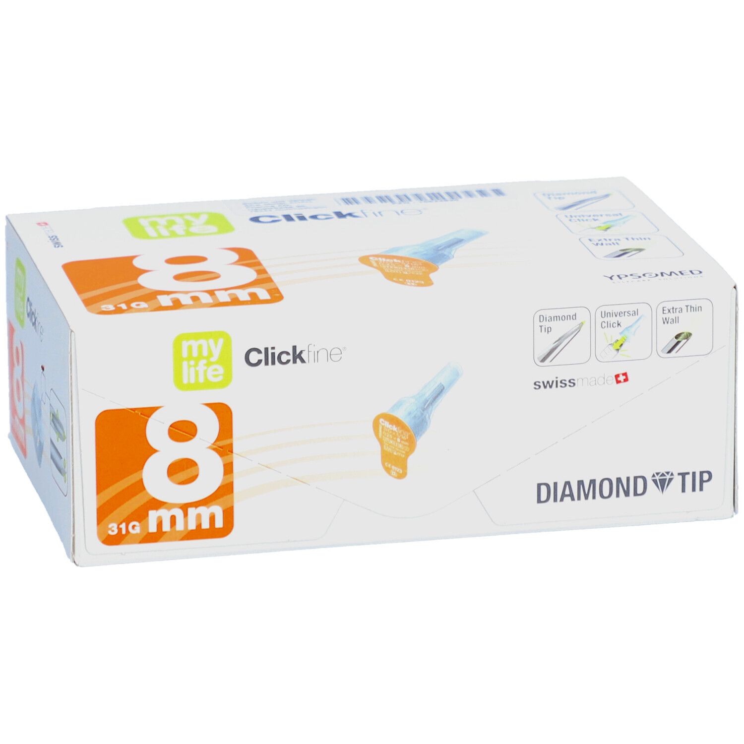 mylife Clickfine® DiamondTip Pen Nadeln 8 mm