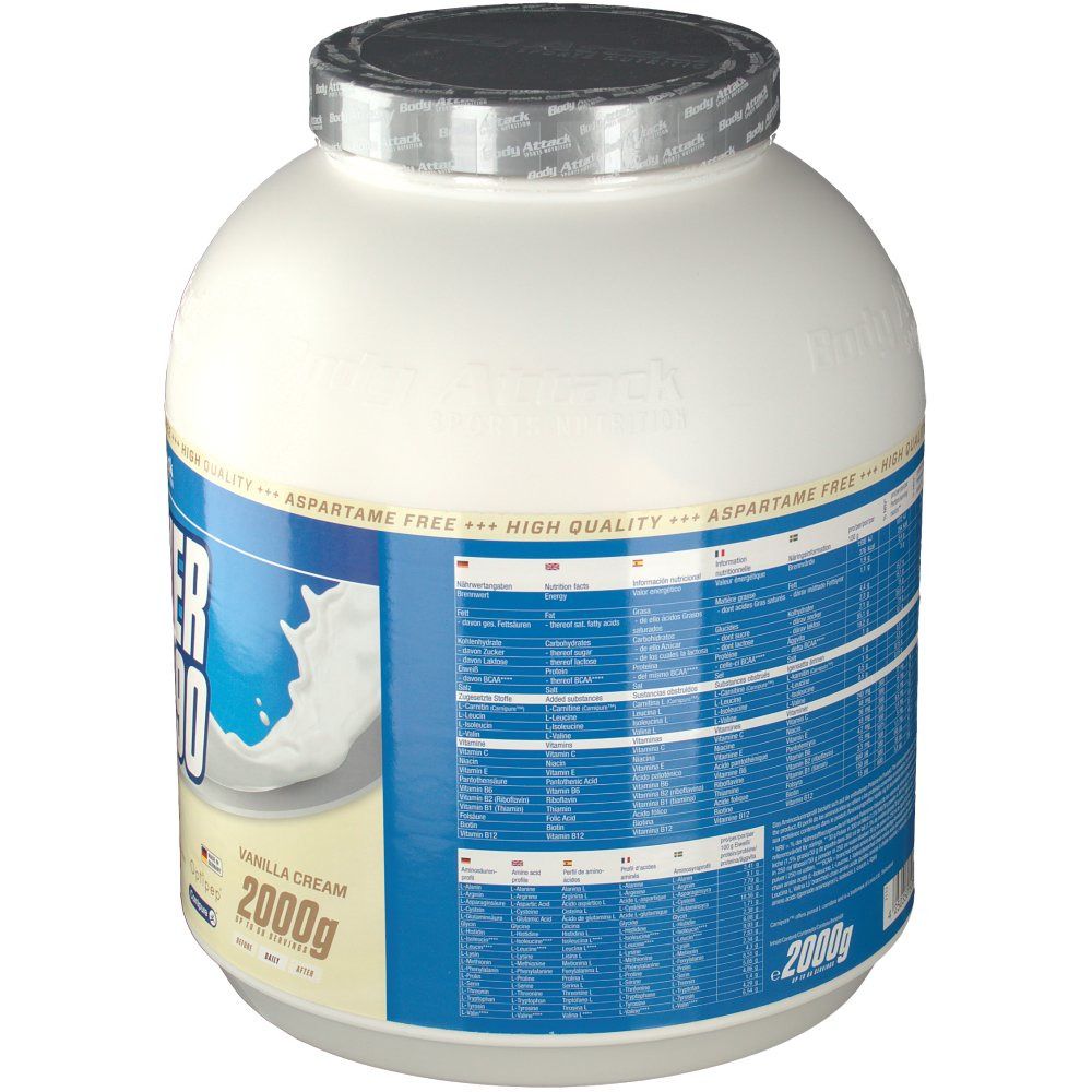 Body Attack Power Protein 90 Vanillia Cream