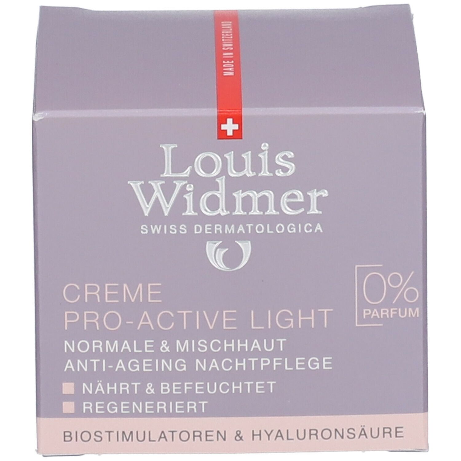 Louis Widmer Creme Pro-Active Light unparfümiert