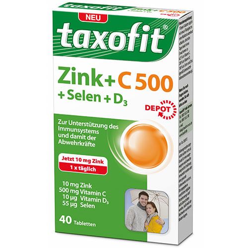taxofit® Zink + C500 + Selen + D3